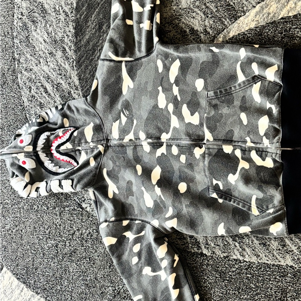 Camouflage Shark Hoodie